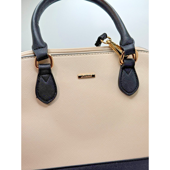 Lovevook Black Beige Satchel Handbag for Women Small Crossbody Bags Shoulder - Picture 7 of 15